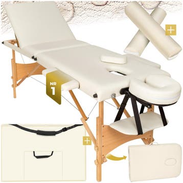 3 zones massagetafel-set Daniel met vulling, Sport en Fitness, Massageproducten, Verzenden, Nieuw