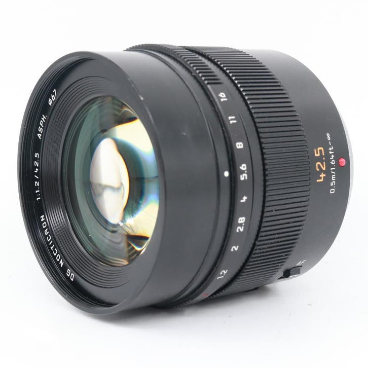 Panasonic Leica DG Nocticron 42.5mm f/1.2 ASPH. |, Audio, Tv en Foto, Foto | Lenzen en Objectieven, Zo goed als nieuw, Verzenden