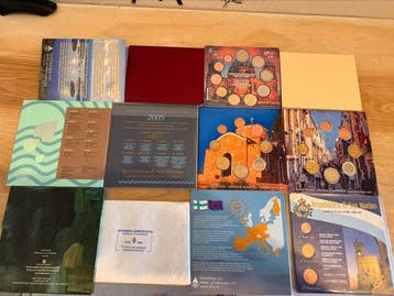 Europa. Year Set (BU) / Litas / Markkaa Various Years (12