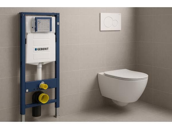 Veiling - UP320 Geberit Luxe Hangeng Toilet set rimless, Bricolage & Construction, Sanitaire