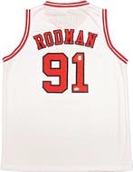 NBA - Dennis Rodman - Witte aangepaste basketbaljersey, Collections, Collections Autre