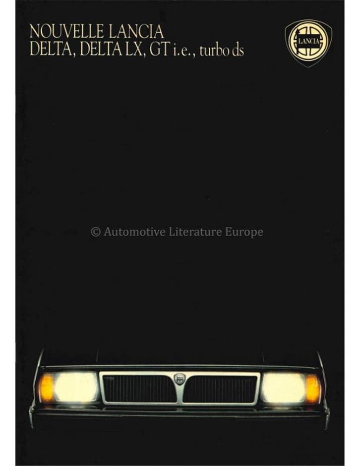 1986 LANCIA DELTA BROCHURE FRANS, Livres, Autos | Brochures & Magazines, Enlèvement ou Envoi