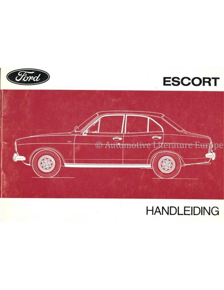 1974 FORD ESCORT INSTRUCTIEBOEKJE NEDERLANDS, Autos : Divers, Modes d'emploi & Notices d'utilisation, Enlèvement ou Envoi