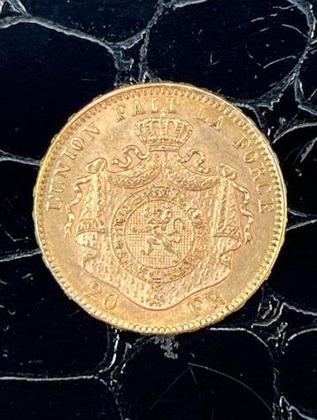 België. Leopold II. 20 Francs 1875