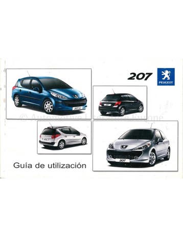 2007 PEUGEOT 207 INSTRUCTIEBOEKJE SPAANS