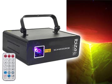 Ibiza Light Scan2000RGB DMX Laser Licht Effect, Muziek en Instrumenten, Licht en Laser, Nieuw
