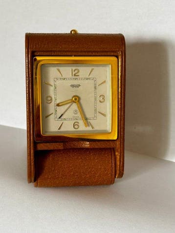 Réveil - Jaeger-LeCoultre - Art déco Laiton, Cuir -