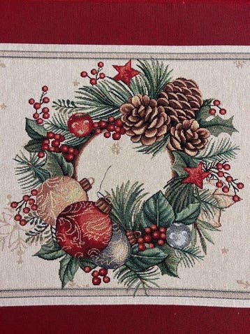 Centre de table - Harmonie de Noël - Coton, polyester
