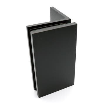 Glasklem Porto Select glas/wand 90° - Zwart, Doe-het-zelf en Bouw, Verzenden, Nieuw