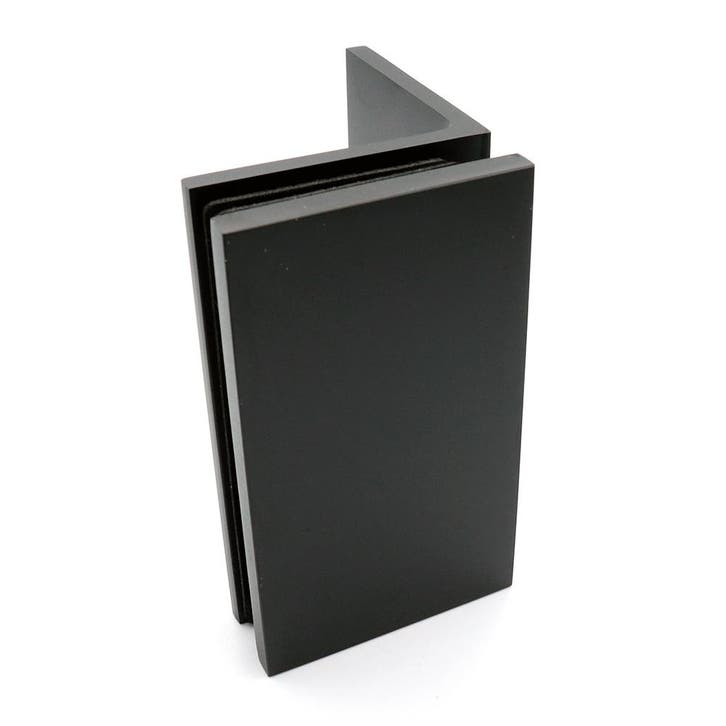 Glasklem Porto Select glas/wand 90° - Zwart, Bricolage & Construction, Serrurerie de bâtiment & Dispositif de fermeture, Envoi