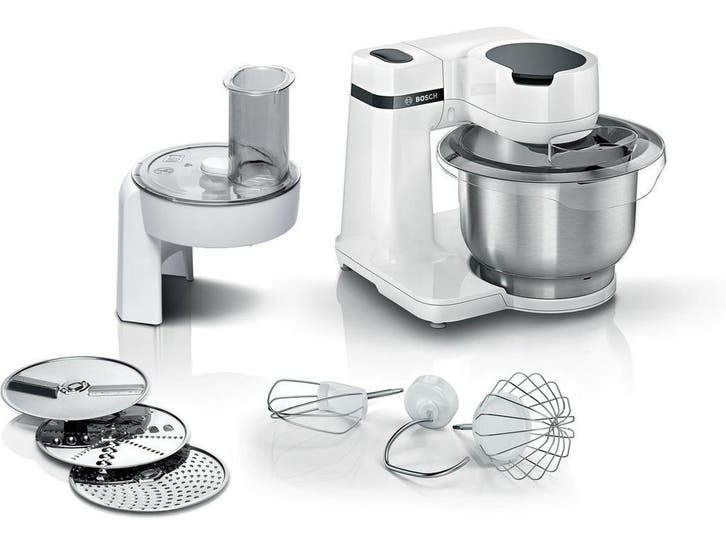 Bosch MUMS2EW01 - Keukenmachine - 700W 3,8L RVS mengkom -, Electroménager, Mélangeurs de cuisine, Envoi