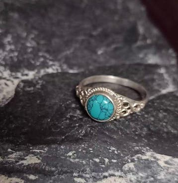 Bague turquoise vintage Bague (Sans prix de réserve)