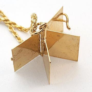 Ketting met hanger - 18 karaat Geel goud