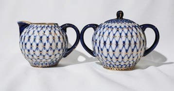 Lomonosov - Ensemble sucre et crème (2) - Cobalt Net -