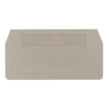 Plaque De Fin De Séparation De Bornier Weidmuller ZAP/TW -, Verzenden