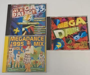 Bundel van Mega Dance Mix CD's 1993 Vol 3, 1994 Vol. 2 & 199, Cd's en Dvd's, Verzenden, Nieuw in verpakking