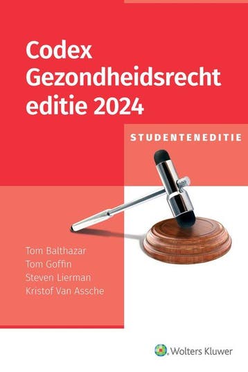 Codex Gezondheidsrecht 2024 9789403032443, Boeken, Verzenden, Zo goed als nieuw
