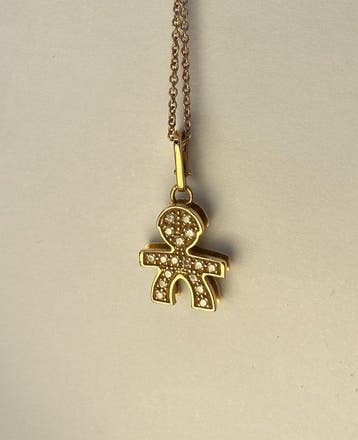 Collier - 18 carats Or rose - 0.34ct. tw. Diamant, Handtassen en Accessoires, Nieuw