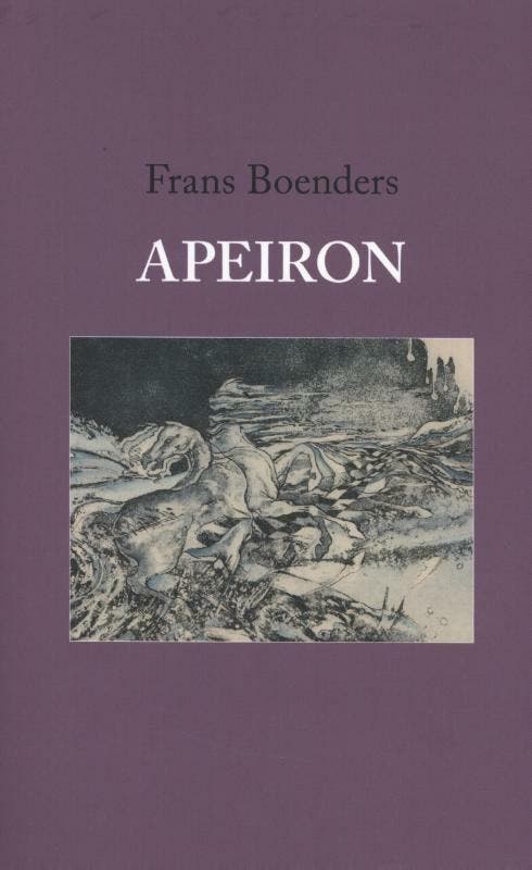 Apeiron 9789059275270 Frans Boenders, Livres, Poèmes & Poésie, Envoi
