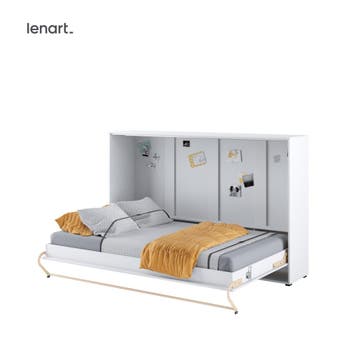 Lenart Concept Pro Horizontaal Opklapbed 120x200 - Wit