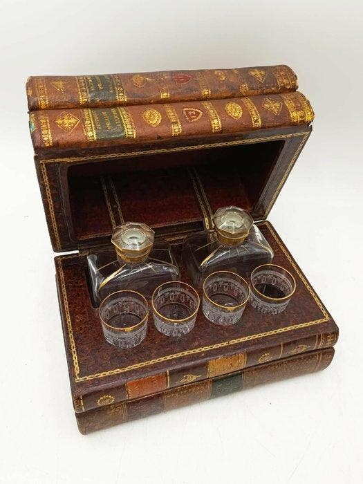 Armoire à liqueurs - Verre, Carton, Antiquités & Art, Antiquités | Autres Antiquités