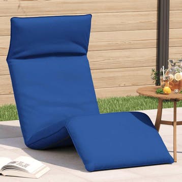 vidaXL Ligstoel inklapbaar 175x54x8,5 cm oxford stof, Verzenden