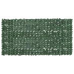 vidaXL Balkonscherm met donkergroene bladeren 300x150 cm, Verzenden