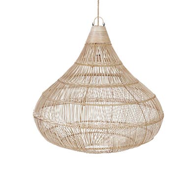 Bazar Bizar Drop Hanglamp - Naturel - L - Nieuw in, Verzenden, Nieuw, Overige materialen, 75 cm of meer