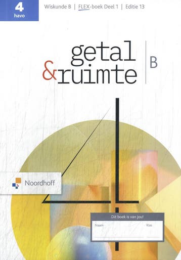 havo B deel 1 / Getal & Ruimte / leerboek 9789001064556, Verzenden, Zo goed als nieuw
