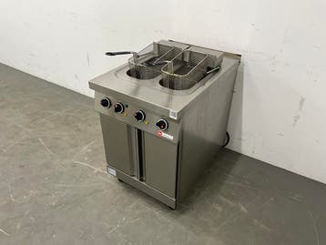 Küppersbusch Dubbele RVS Friteuse - Deltahoreca, Verzenden, Gebruikt