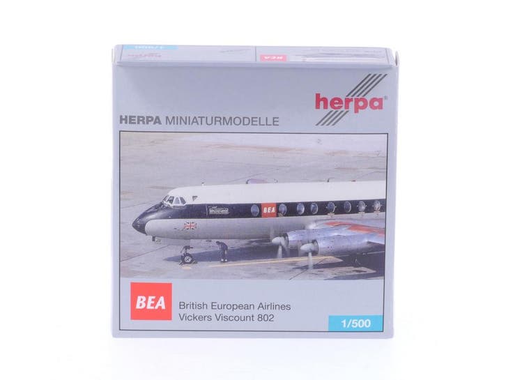 Schaal 1:500 Herpa 510738 BEA - British European Airlines..., Hobby & Loisirs créatifs, Modélisme | Avions & Hélicoptères, Enlèvement ou Envoi