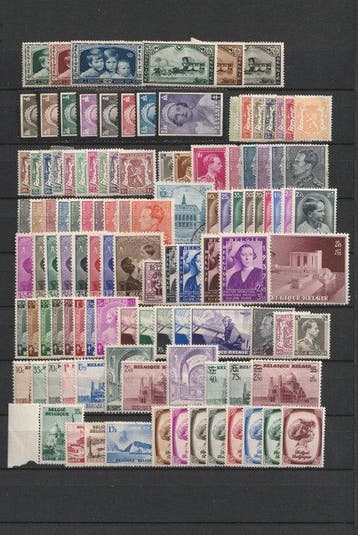 België 1935/1938 - Postzegels, complete series en blokken