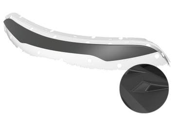 Koplampspoilers voor Kia Soul 2e generatie SB292-L, Verzenden, Nieuw