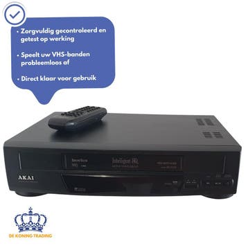 Akai VS-G235EOH | VHS Videorecorder | VHS Speler | Video, Audio, Tv en Foto, Verzenden, Gebruikt, VHS-speler of -recorder
