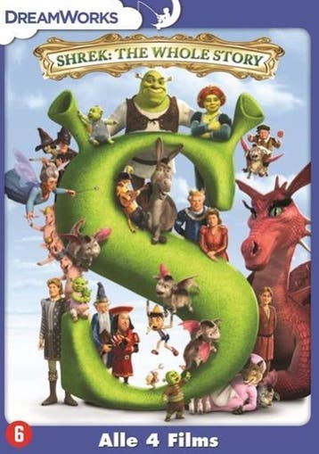 Shrek de volledige dvd collectie 1 - 4 (zonder karton doosje, Cd's en Dvd's, Verzenden, Nieuw in verpakking