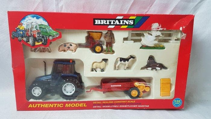 Britains 1:32 - Model landbouwmachine (2) - New Holland 6635, Hobby en Vrije tijd, Modelauto's | 1:5 tot 1:12