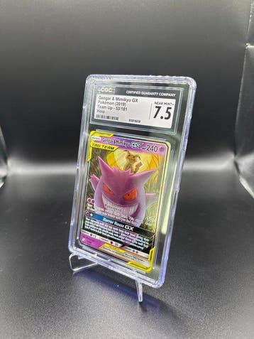 Pokémon - 1 Graded card Gengar Mimikyu GX 53/181, Hobby en Vrije tijd, Verzamelkaartspellen | Pokémon, Nieuw