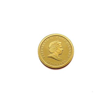 Cookeilanden. 10 Dollars 1997 - Diana - 1/25 Oz., Postzegels en Munten