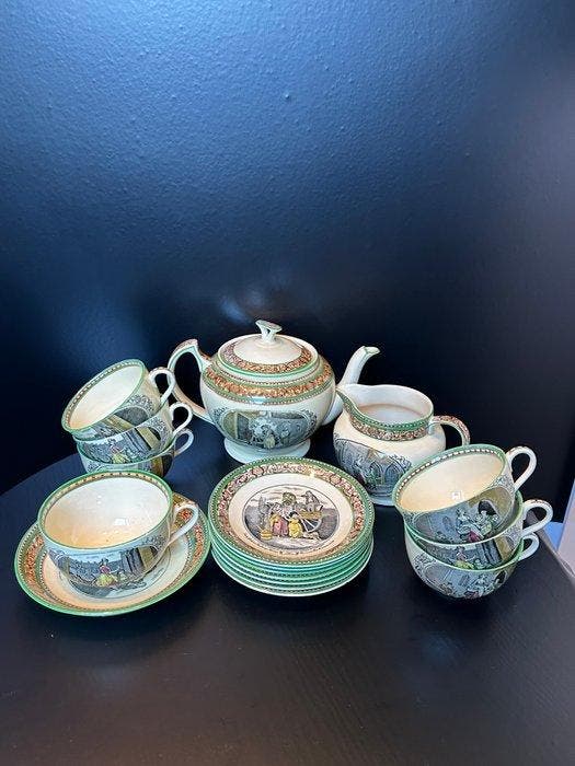 Adams Tunstall - Tafelservies (16) - Aardewerk - Prachtig, Antiek en Kunst, Antiek | Meubels | Tafels