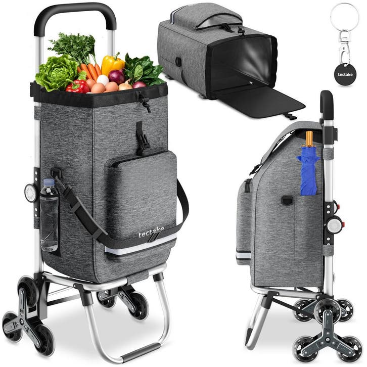 Boodschappentrolley Shopper, 3-in-1, opvouwbaar, met koeltas, Handtassen en Accessoires, Koffers, Verzenden