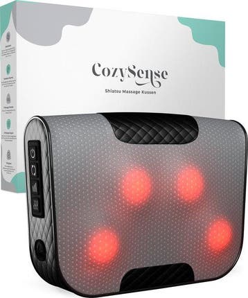 2dekans | CozySense® Shiatsu Massagekussen - Elektrisch &, Ophalen of Verzenden