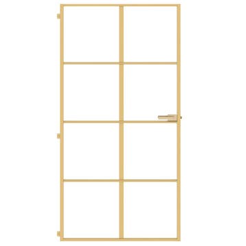 vidaXL Binnendeur smal 102,5x201,5 cm gehard glas en, Verzenden