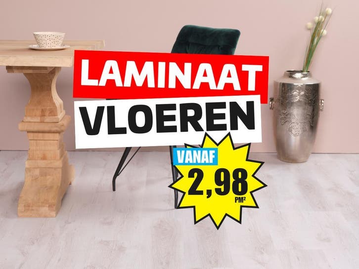 Zelf je vloer leggen? Wij hebben alles in huis!, Bricolage & Construction, Dalles & Carrelages, Enlèvement ou Envoi