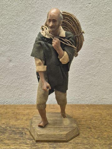 Rafael Ramirez - Beeldje - Contadino con matassa di corda -, Antiek en Kunst