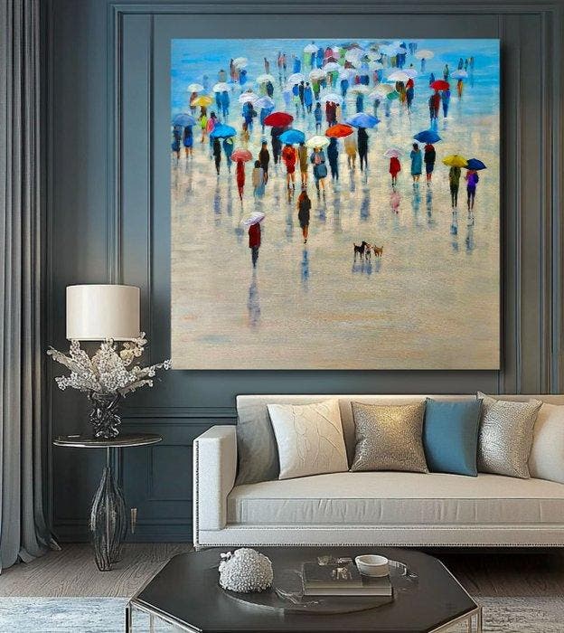 Rolo Graph (XX-XXI) - Sombras de Lluvia y Color, Antiek en Kunst, Kunst | Schilderijen | Klassiek