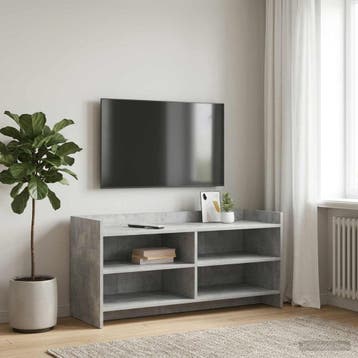 vidaXL TV Kast 100 x 33 x 47 cm Betongrijs Bewerkt hout, Verzenden