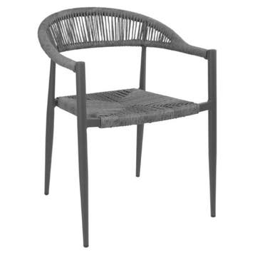 Stoelen | EDEN | Rotan/Aluminium | Antraciet | Donkergrijs, Verzenden