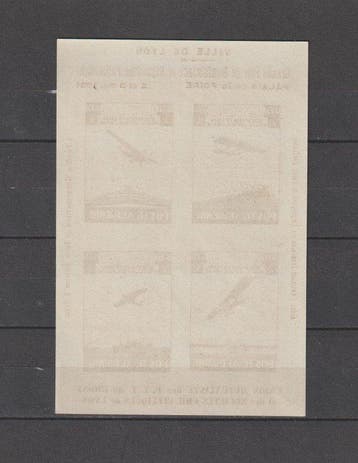Frankrijk 1931 - Filatelie-luchtvaartblok Lyon 1931,