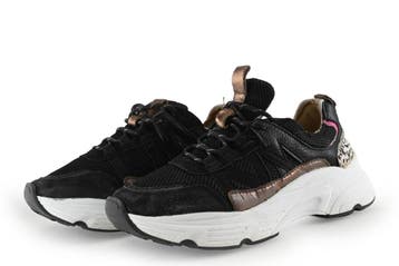 Omoda Sneakers in maat 38 Zwart, Verzenden, Zwart, Omoda, Zo goed als nieuw