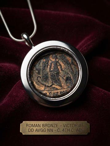 Oud-Romeins, Keizerrijk Brons Munthanger - Vleugelige